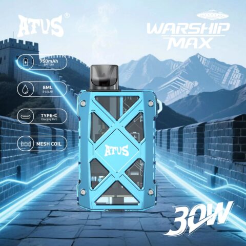 DE012 Wegwerp Vape 7000 Puffs met Luchtstroomregeling en oplaadbaar ATVS Vape