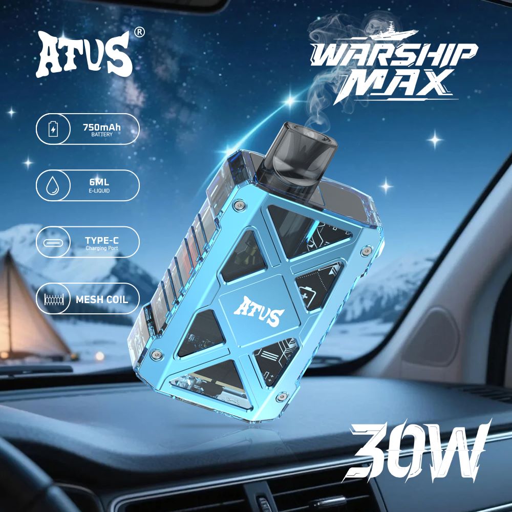 DE012 Wegwerp Vape 7000 Puffs met Luchtstroomregeling en oplaadbaar ATVS Vape