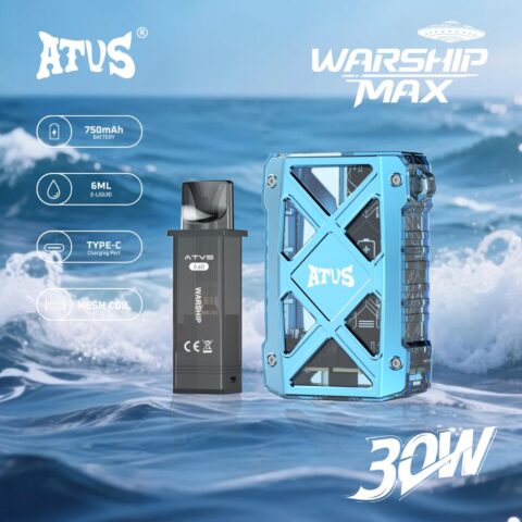 DE012 Wegwerp Vape 7000 Puffs met Luchtstroomregeling en oplaadbaar ATVS Vape