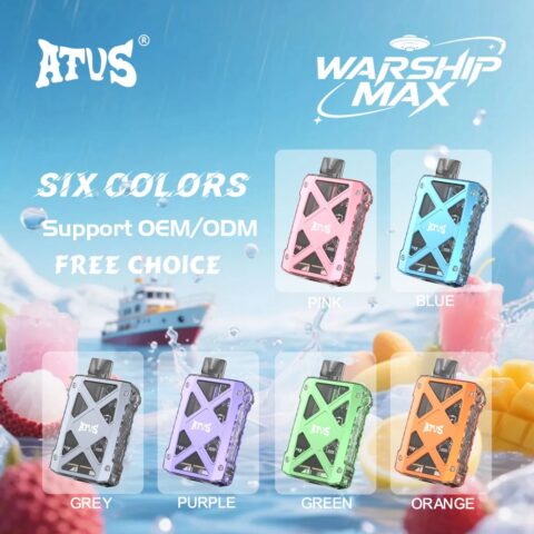 DE012 MAX Wegwerp Vape 7000 Puffs met Luchtstroomregeling en oplaadbaar ATVS Vape