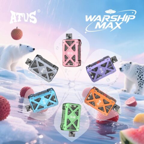 DE012 MAX Wegwerp Vape 7000 Puffs met Luchtstroomregeling en oplaadbaar ATVS Vape