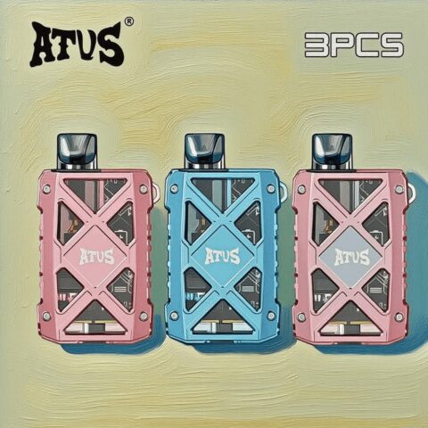 DE012 Wegwerp Vape 7000 Puffs met Luchtstroomregeling en oplaadbaar ATVS Vape