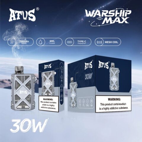 DE012 Wegwerp Vape 7000 Puffs met Luchtstroomregeling en oplaadbaar ATVS Vape