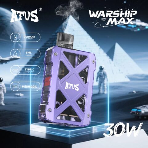 DE012 Wegwerp Vape 7000 Puffs met Luchtstroomregeling en oplaadbaar ATVS Vape