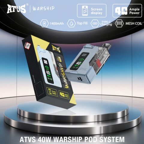 DE012 Pro Wegwerp Vape met Luchtstroomregeling en oplaadbaar ATVS Vape