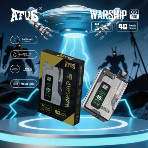 DE012 Pro Wegwerp Vape met Luchtstroomregeling en oplaadbaar ATVS Vape