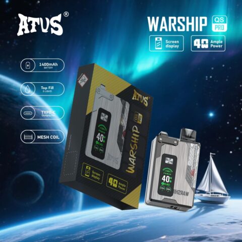 DE012 Pro Wegwerp Vape met Luchtstroomregeling en oplaadbaar ATVS Vape