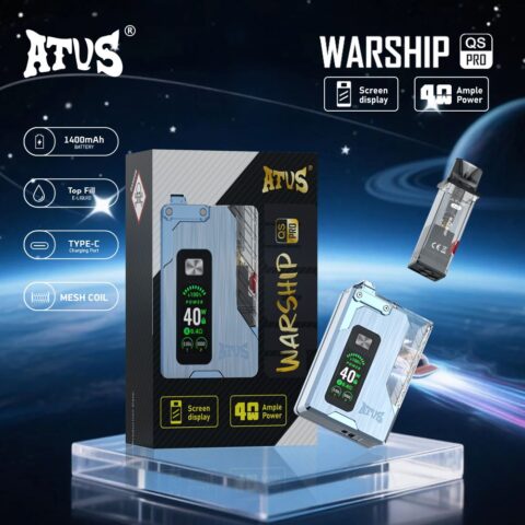 DE012 Pro Wegwerp Vape met Luchtstroomregeling en oplaadbaar ATVS Vape