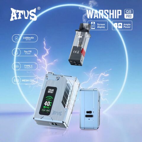 DE012 Pro Wegwerp Vape met Luchtstroomregeling en oplaadbaar ATVS Vape