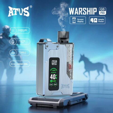 DE012 Pro Wegwerp Vape met Luchtstroomregeling en oplaadbaar ATVS Vape