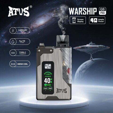 DE012 Pro Wegwerp Vape met Luchtstroomregeling en oplaadbaar ATVS Vape