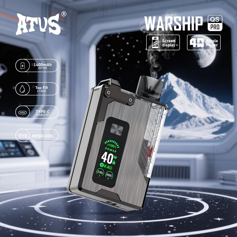 DE012 Pro Wegwerp Vape met Luchtstroomregeling en oplaadbaar ATVS Vape