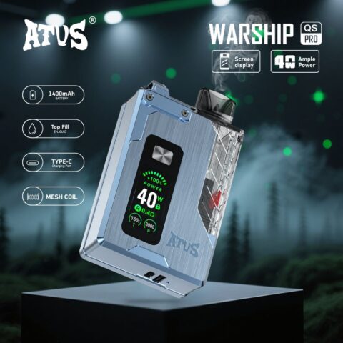 DE012 Pro Wegwerp Vape met Luchtstroomregeling en oplaadbaar ATVS Vape