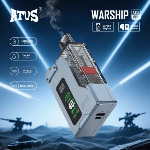 DE012 Pro Wegwerp Vape met Luchtstroomregeling en oplaadbaar ATVS Vape