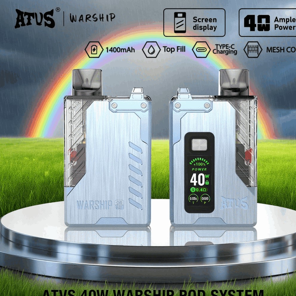 DE012 Pro Wegwerp Vape met Luchtstroomregeling en oplaadbaar ATVS Vape