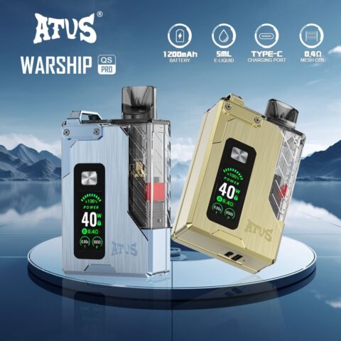 DE012 Wegwerp Vape 7000 Puffs met Luchtstroomregeling en oplaadbaar ATVS Vape