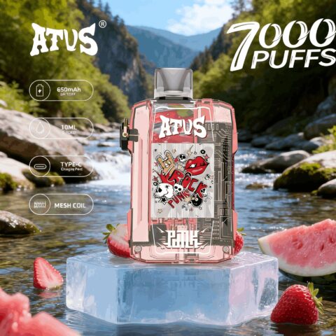 DE012 Wegwerp Vape 7000 Puffs met Luchtstroomregeling en oplaadbaar ATVS Vape