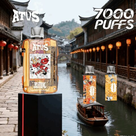 DE012 Wegwerp Vape 7000 Puffs met Luchtstroomregeling en oplaadbaar ATVS Vape