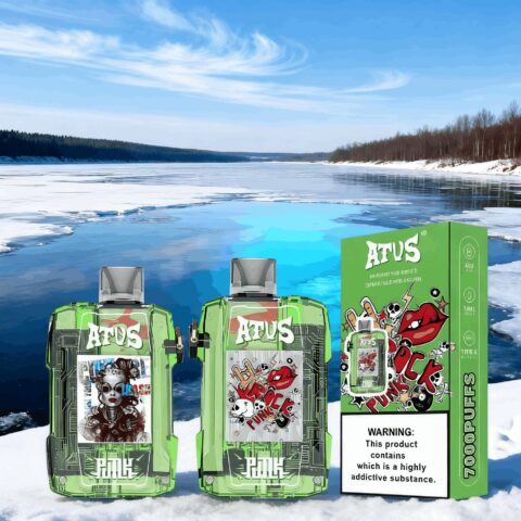 DE012 Wegwerp Vape 7000 Puffs met Luchtstroomregeling en oplaadbaar ATVS Vape