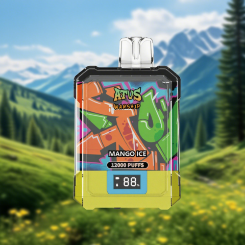 DE013A Wegwerp Vape 12000 Puffs met LED-scherm en instelbare luchtstroom ATVS Vape Disposable E-sigaret