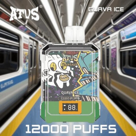 DE013A Wegwerp Vape 12000 Puffs met LED-scherm en instelbare luchtstroom ATVS Vape Disposable E-sigaret