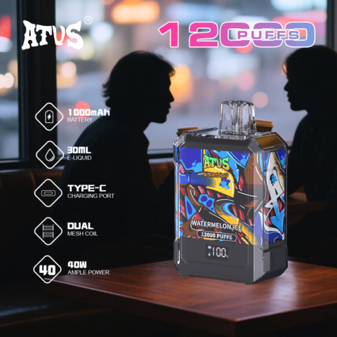 DE013A Vaper Desechable Puffs 12000 Caladas Vapers ATVS Vape