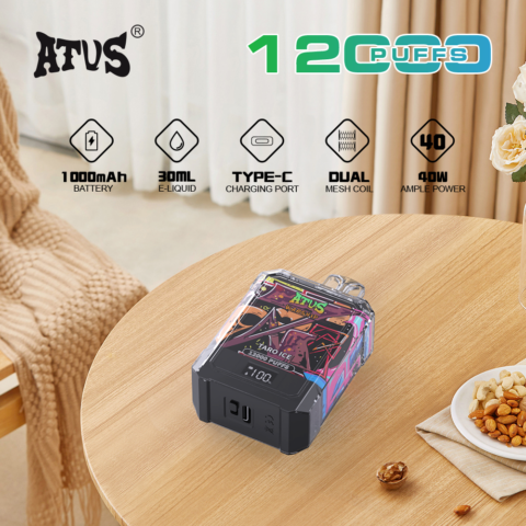 DE013A Vaper Desechable Puffs 12000 Caladas Vapers ATVS Vape