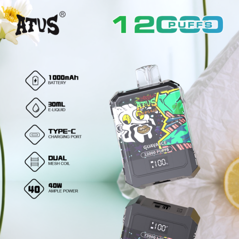 DE013A Vaper Desechable Puffs 12000 Caladas Vapers ATVS Vape