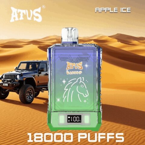 DE015 Wegwerp Vape 18000 Puffs met LED-scherm en instelbare luchtstroom oplaadbaar ATVS E-sigaret Disposable