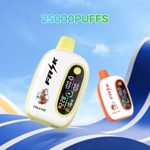 DE016 25000 Puffs Disposable Vape met LED-scherm en instelbare luchtstroom oplaadbaar ATVS E-sigaret Disposable