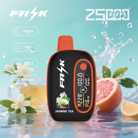 DE016 25000 Puffs Disposable Vape met LED-scherm en instelbare luchtstroom oplaadbaar ATVS E-sigaret Disposable