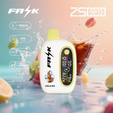 DE016 25000 Puffs Disposable Vape met LED-scherm en instelbare luchtstroom oplaadbaar ATVS E-sigaret Disposable