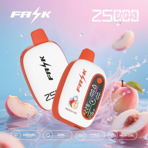 DE016 25000 Puffs Disposable Vape met LED-scherm en instelbare luchtstroom oplaadbaar ATVS E-sigaret Disposable