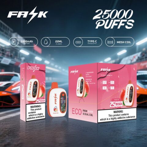 DE016 25000 Puffs Disposable Vape met LED-scherm en instelbare luchtstroom oplaadbaar ATVS E-sigaret Disposable