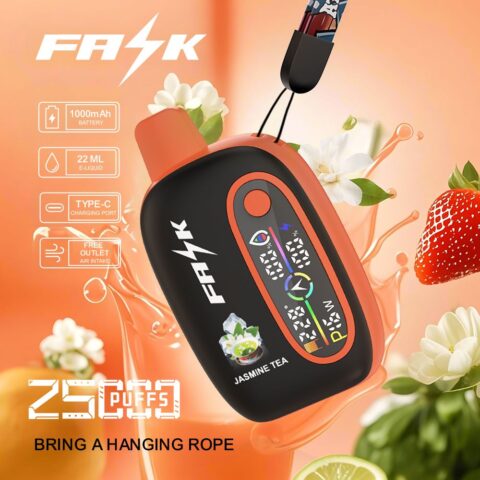 DE016 25000 Puffs Disposable Vape met LED-scherm en instelbare luchtstroom oplaadbaar ATVS E-sigaret Disposable