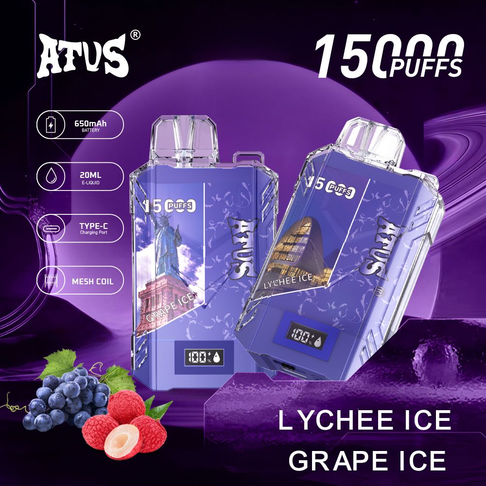 DE017 Vaper Desechable Puffs 15000 Caladas Vapers ATVS Vape