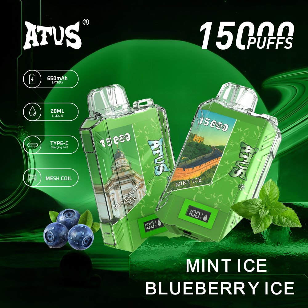 DE017 Vaper Desechable Puffs 15000 Caladas Vapers ATVS Vape
