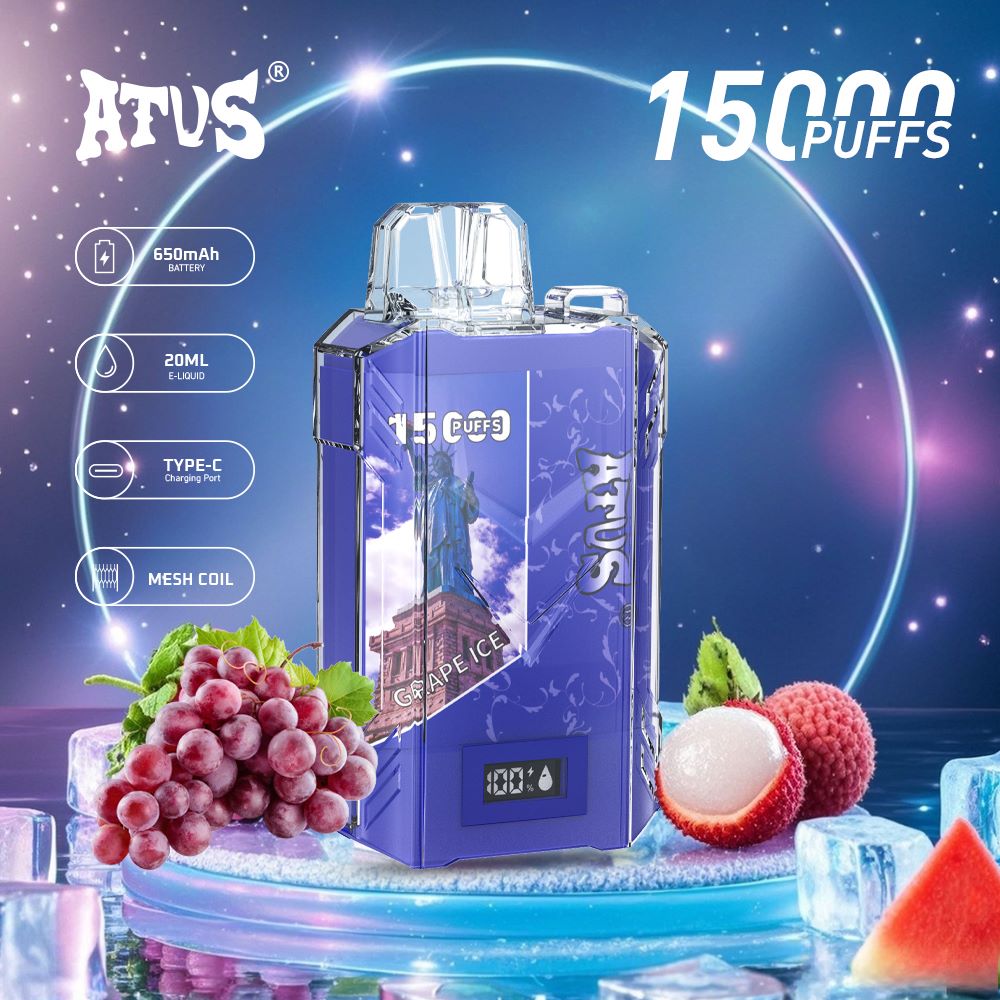 DE017 Vaper Desechable Puffs 15000 Caladas Vapers ATVS Vape