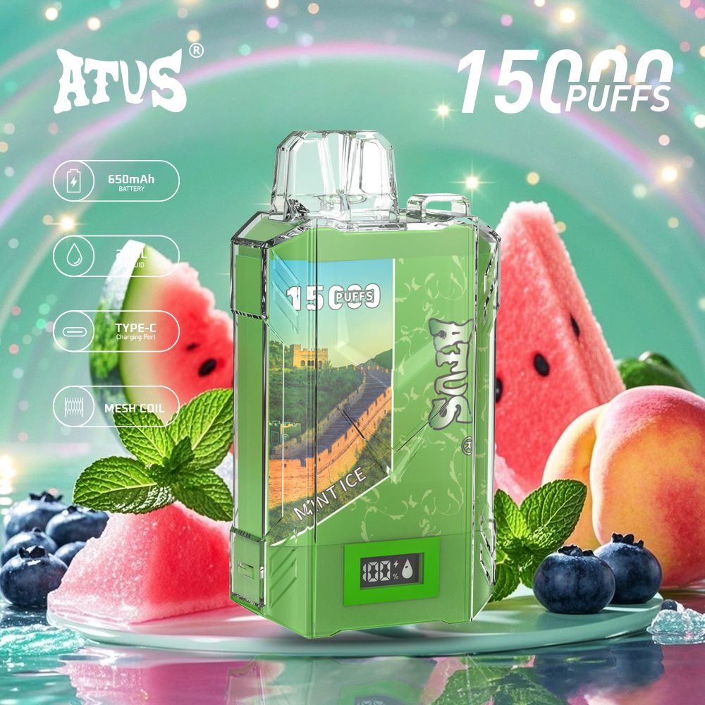 DE017 Vaper Desechable Puffs 15000 Caladas Vapers ATVS Vape
