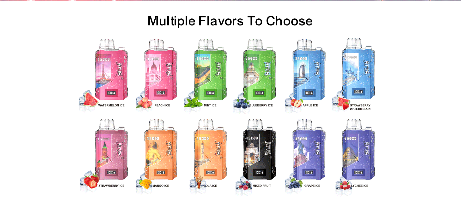 DE017 Wegwerp Vape 15000 Puffs met LED-scherm en instelbare luchtstroom oplaadbaar ATVS E-sigaret Disposable