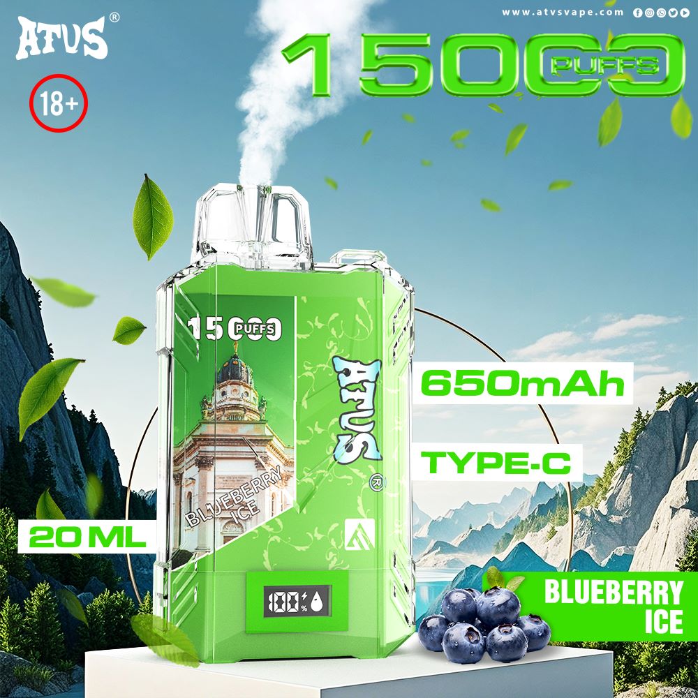 DE017 Wegwerp Vape 15000 Puffs met LED-scherm en instelbare luchtstroom oplaadbaar