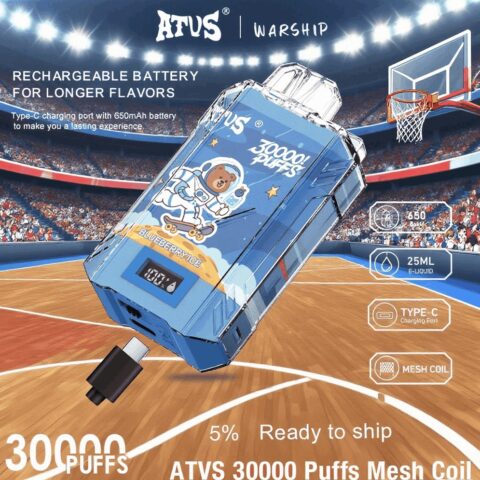 DE017 Wegwerp Vape 30000 Puffs met LED-scherm en instelbare luchtstroom