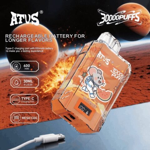 DE017 Wegwerp Vape 30000 Puffs met LED-scherm en instelbare luchtstroom