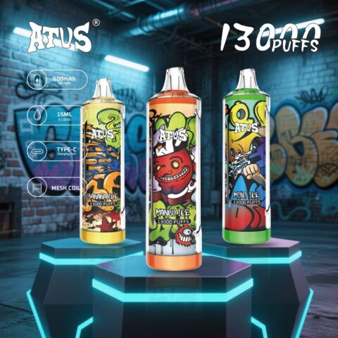 DE018 Wegwerp Vape 13000 Puffs ATVS Vape Wegwerp E-sigaret