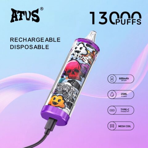 DE018 Wegwerp Vape 13000 Puffs ATVS Vape Wegwerp E-sigaret