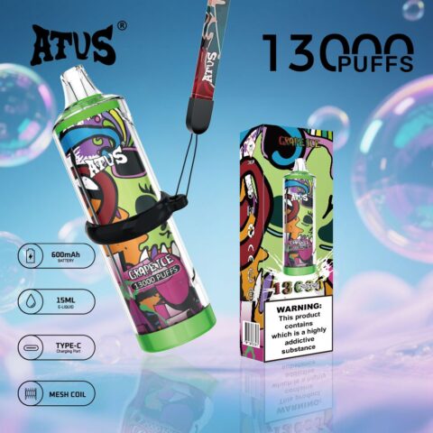 DE018 Wegwerp Vape 13000 Puffs ATVS Vape Wegwerp E-sigaret