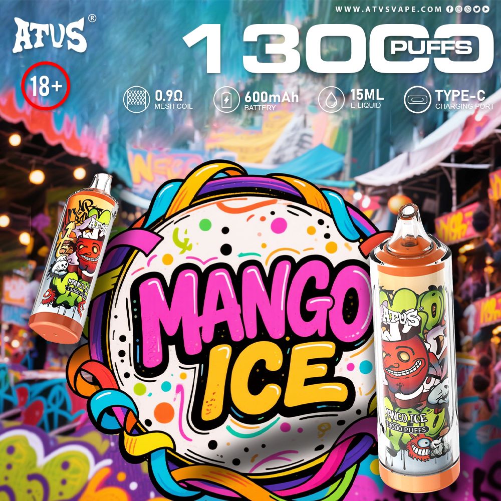 DE018 Wegwerp Vape 13000 Puffs ATVS Vape Wegwerp E-sigaret