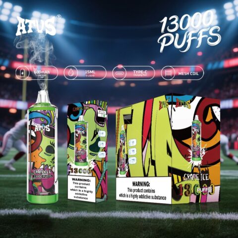 DE018 Wegwerp Vape 13000 Puffs ATVS Vape Wegwerp E-sigaret