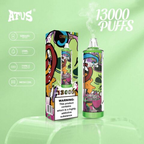 DE018 Wegwerp Vape 13000 Puffs ATVS Vape Wegwerp E-sigaret