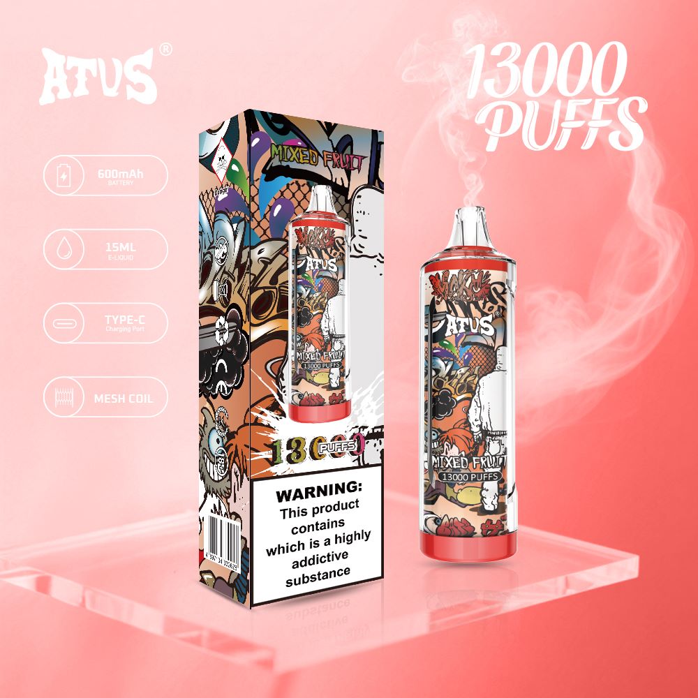 DE018 Wegwerp Vape 13000 Puffs ATVS Vape Wegwerp E-sigaret